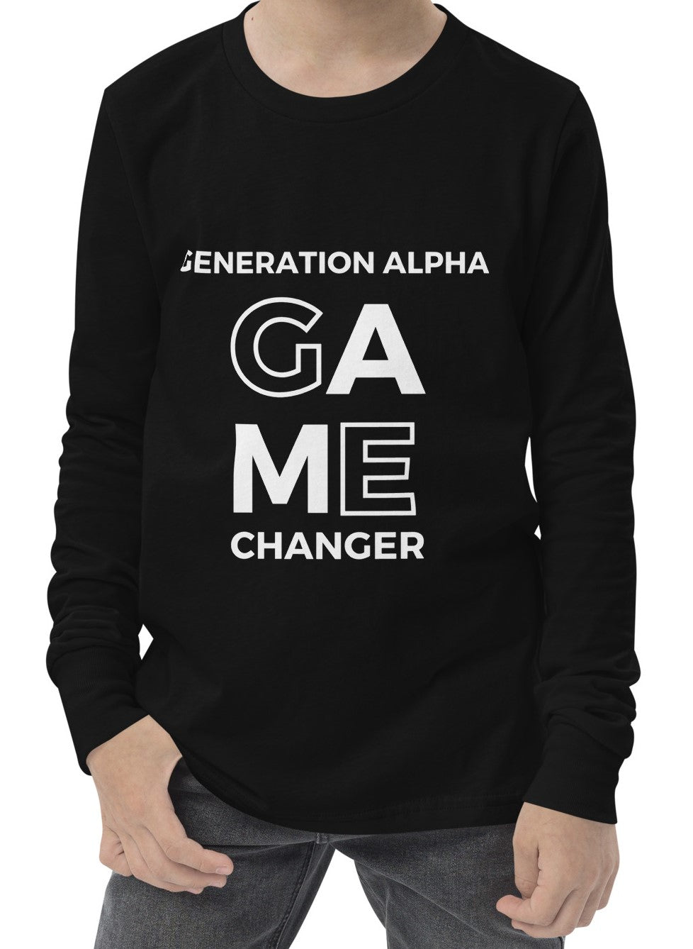 Generation Alpha Game Changer -Youth long sleeve tee