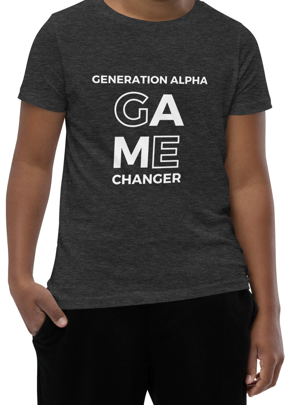 Generation Alpha Game Changer -Youth Short Sleeve T-Shirt