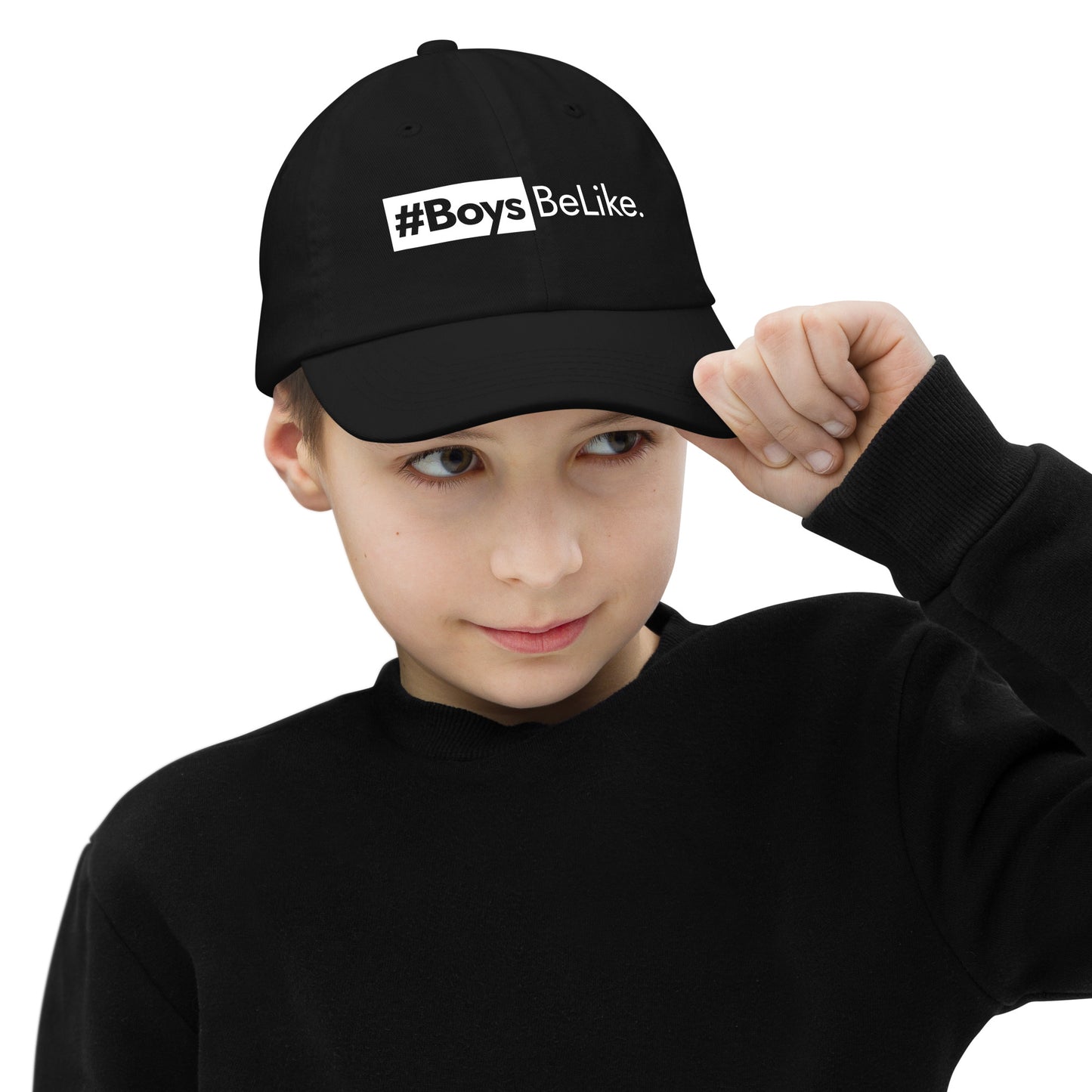 #BoysBeLike. Youth baseball cap