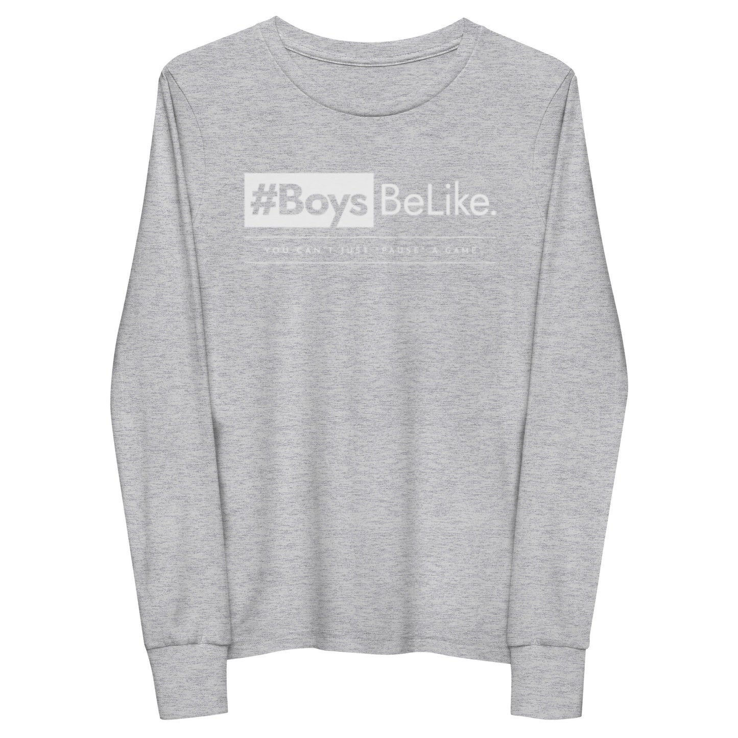 #BoysBeLike. You can't just "pause" a game. Youth long sleeve tee